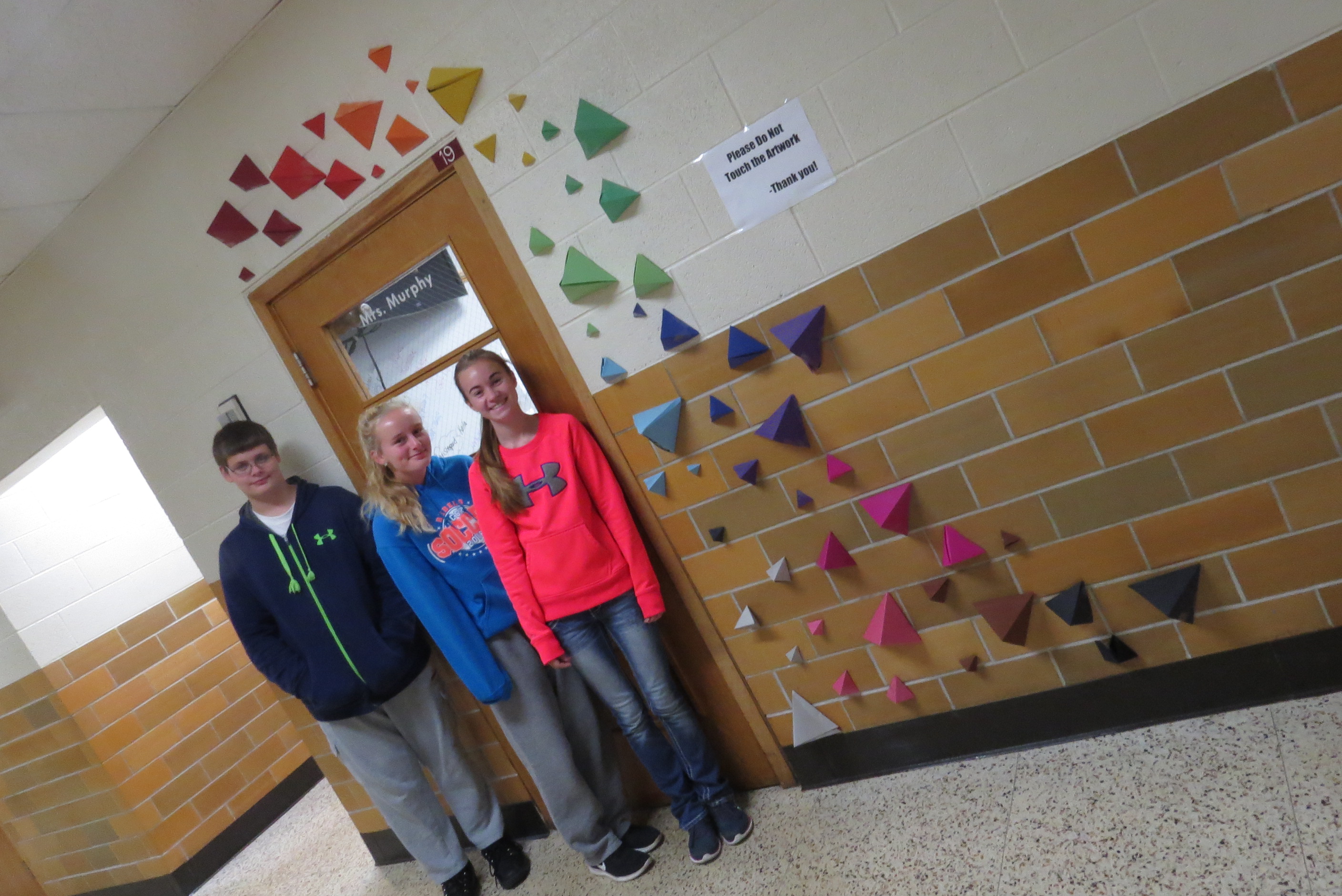 GCHS students create installation art around high school The Grundy